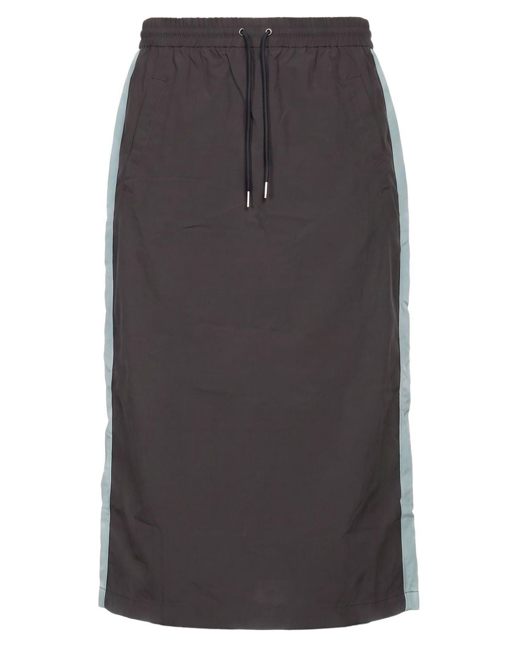 Maison Kitsuné Gray Midi Skirt