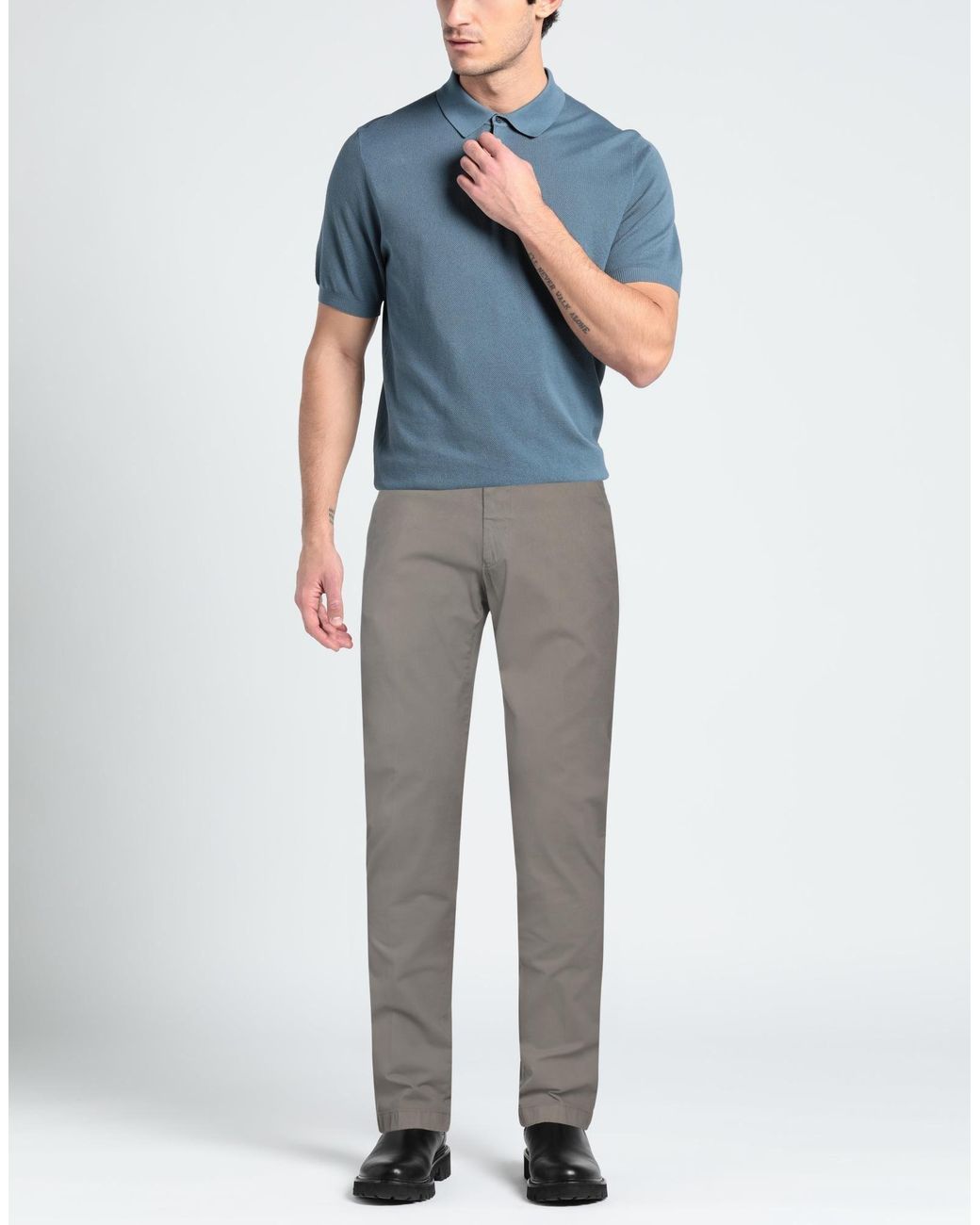 Berwich Gray Trouser for men