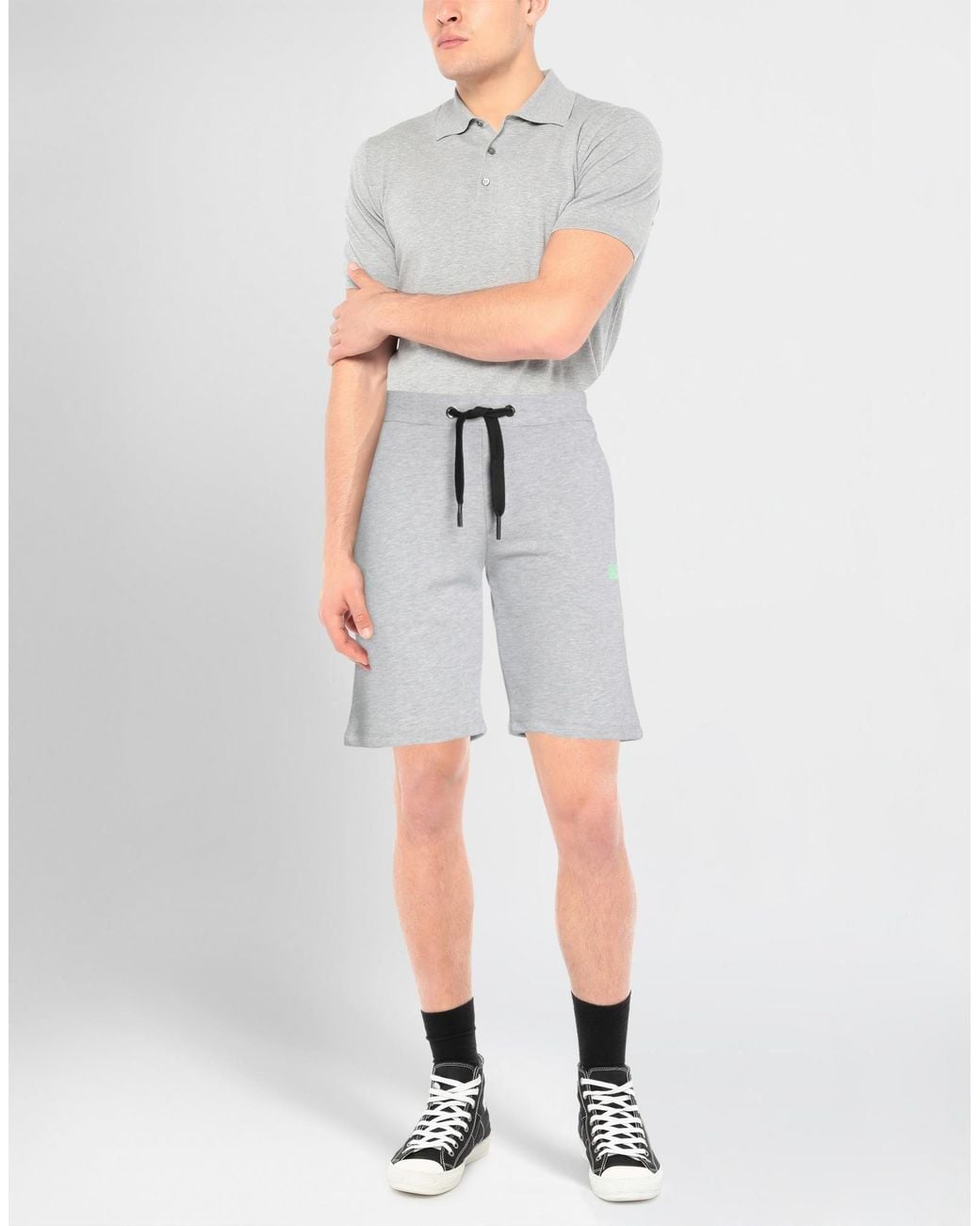 Takeshy Kurosawa Gray Shorts & Bermuda Shorts for men