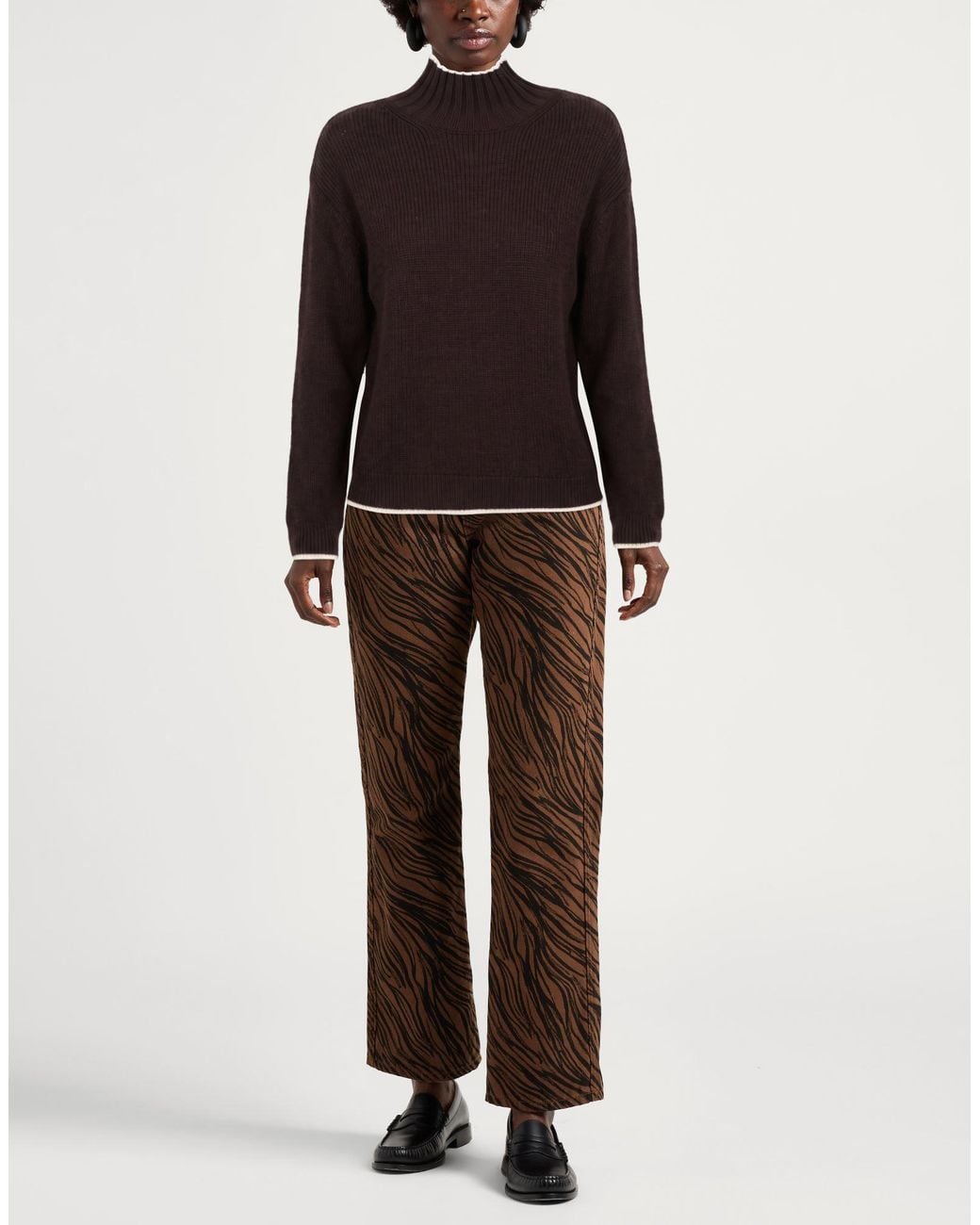 Sandro Brown Turtleneck