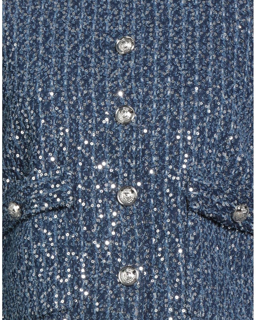 Maje Blue Denim Outerwear