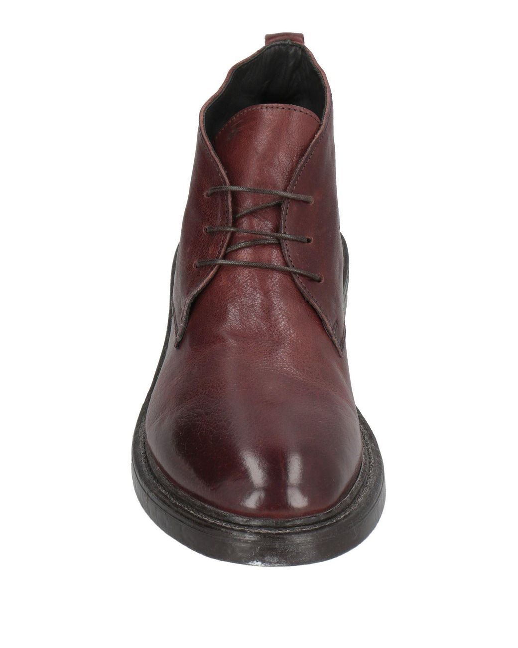 Moma Brown Ankle Boots Leather for men