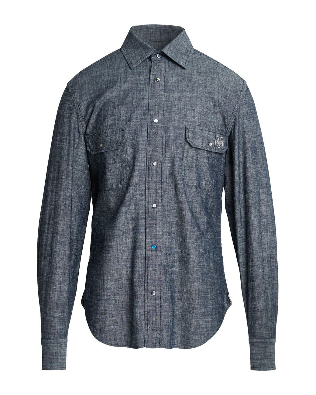 Jacob Cohen Blue Denim Shirt for men
