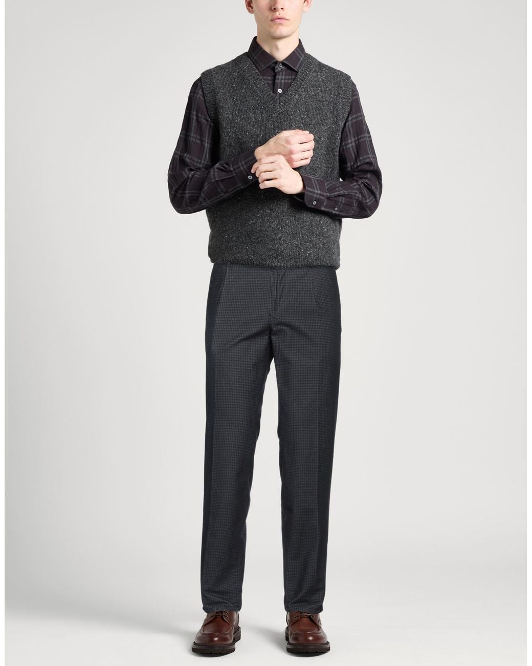 Incotex Gray Trouser for men