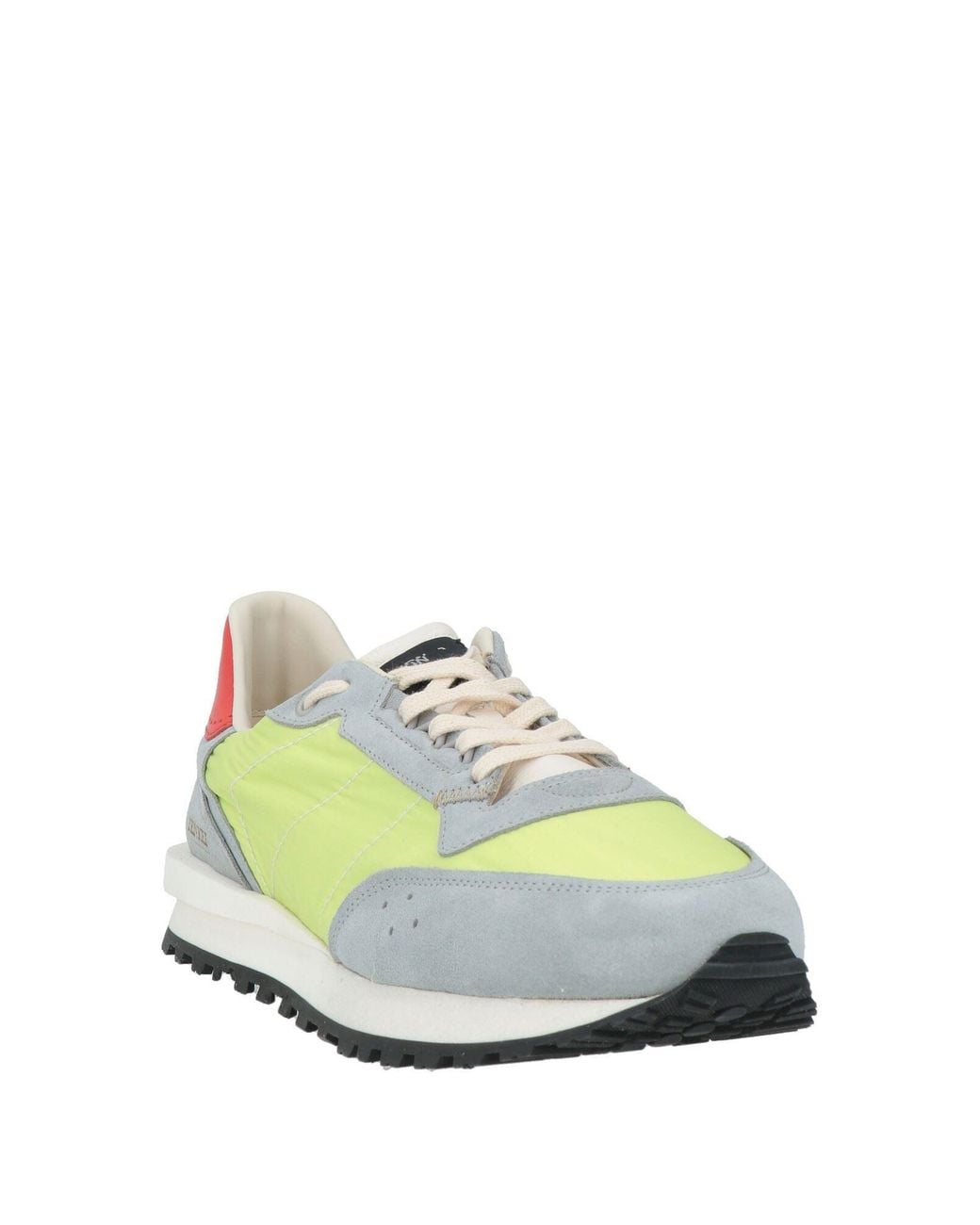 HIDNANDER Green Sneakers Leather, Textile Fibers for men