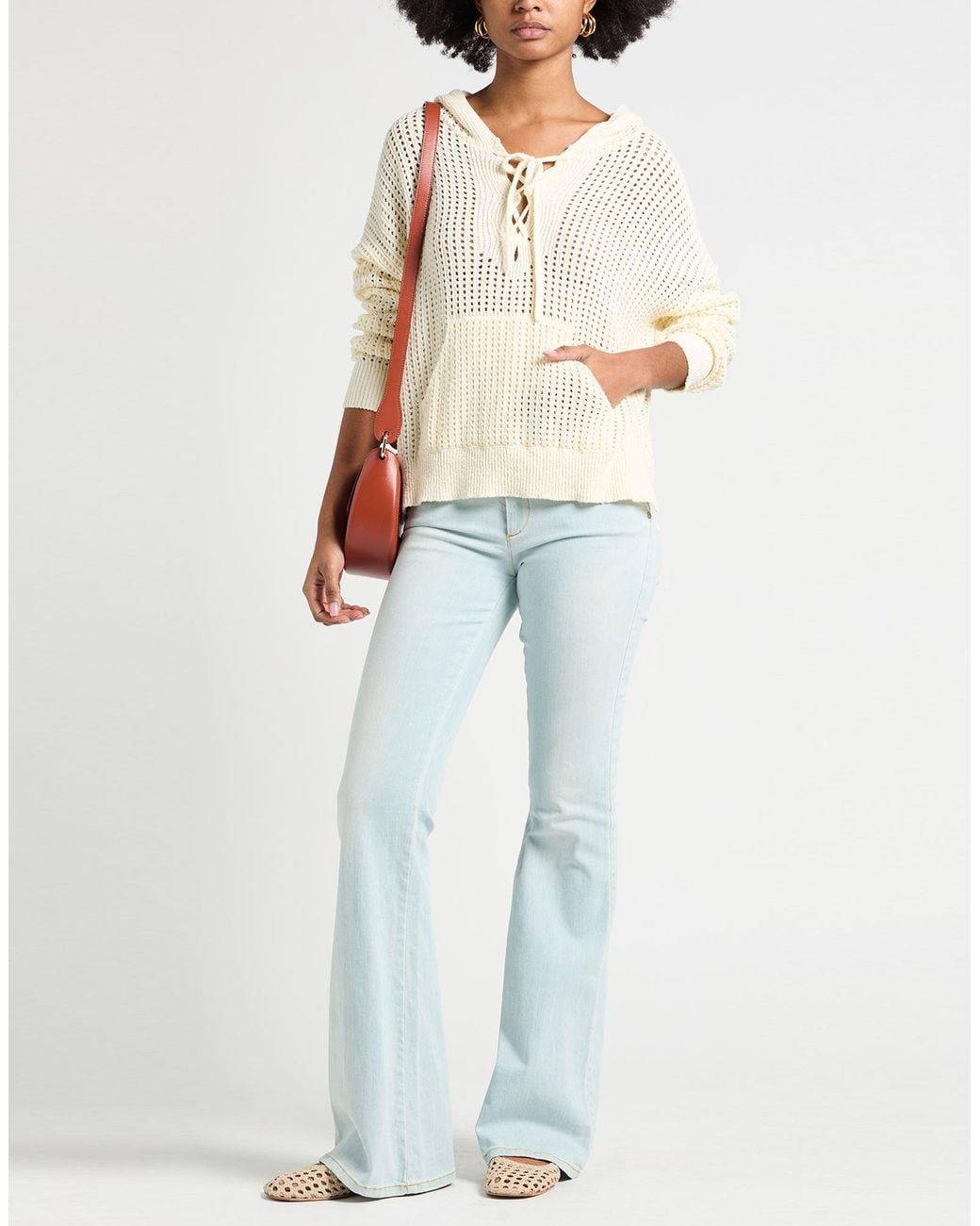 Pullover Roberto Collina en coloris Natural