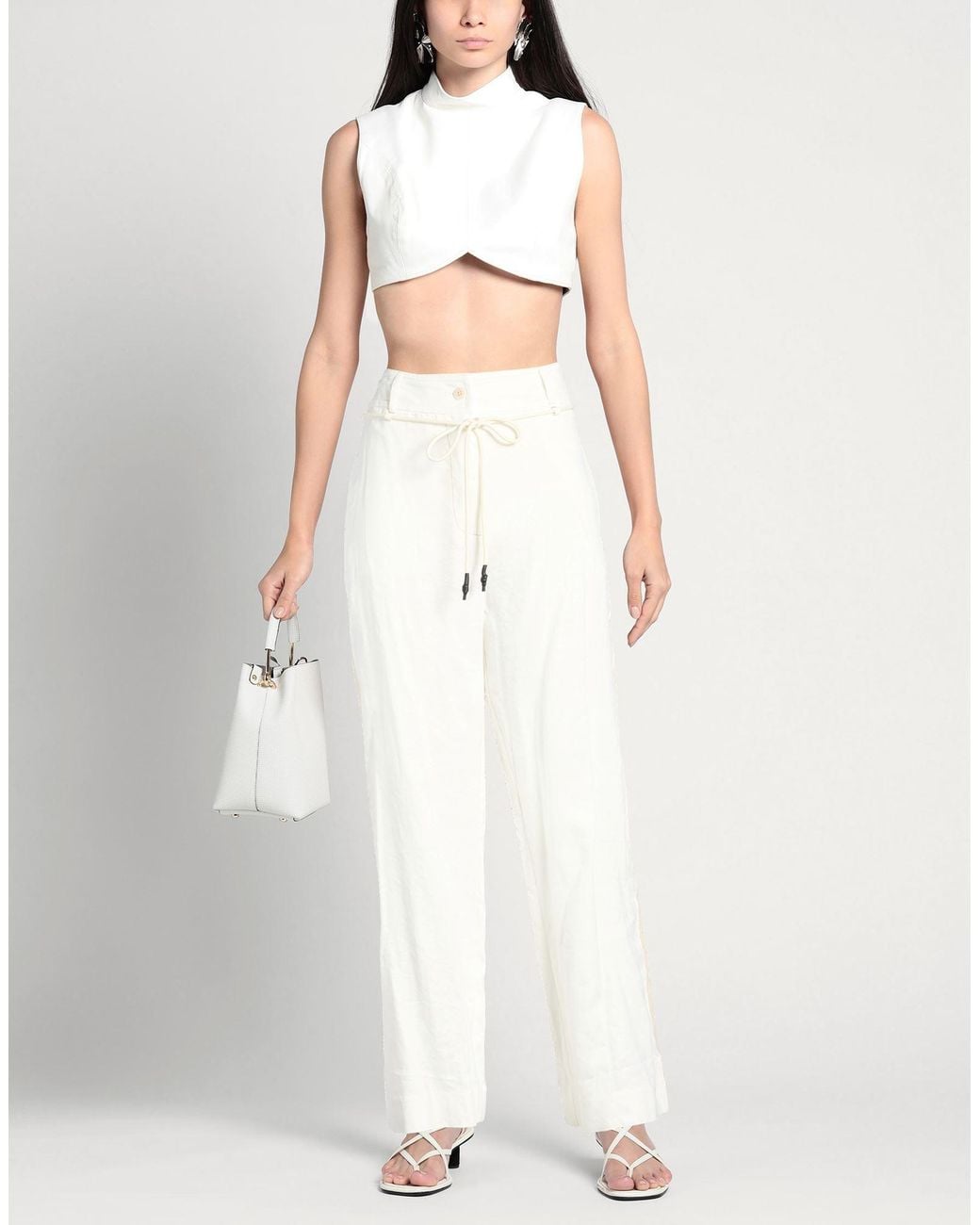 Lee Mathews White Pants