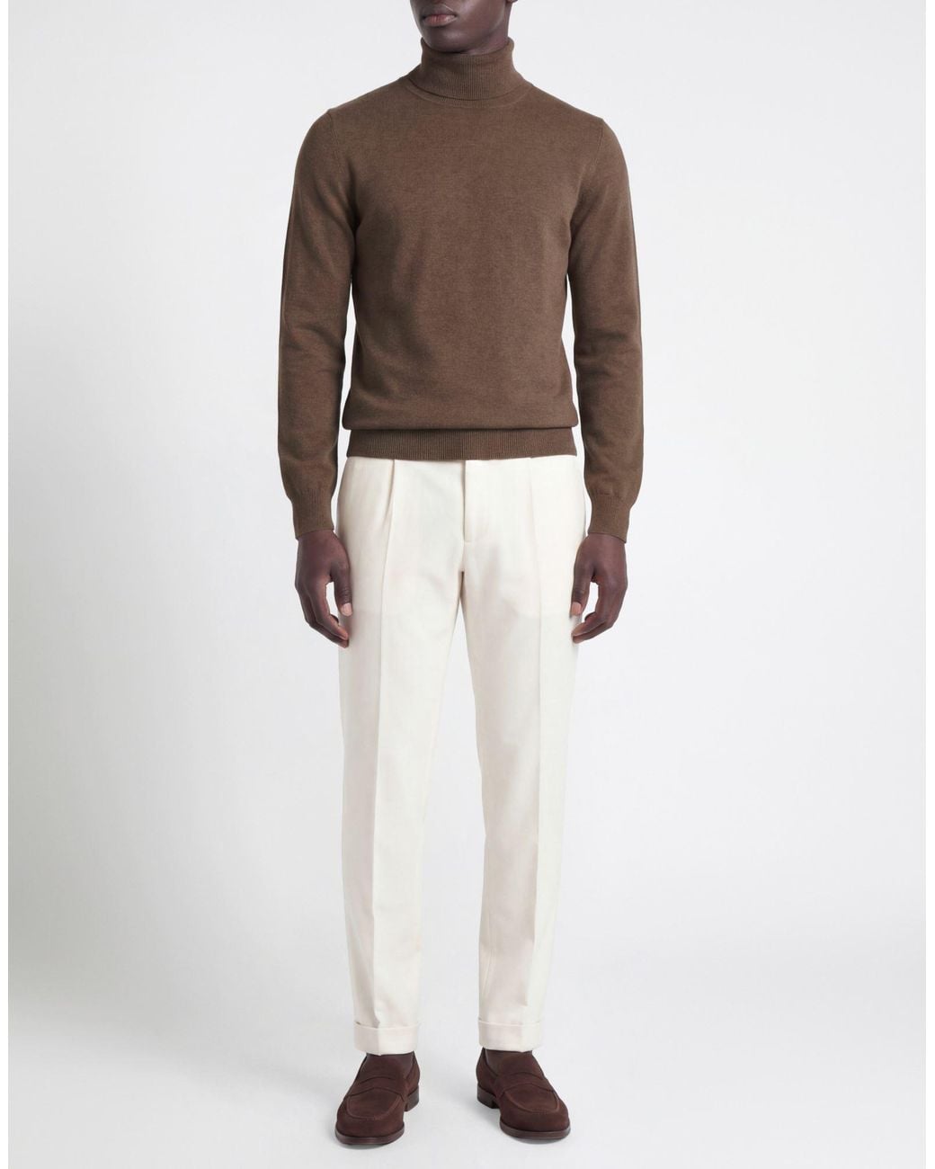 Gran Sasso Brown Turtleneck for men