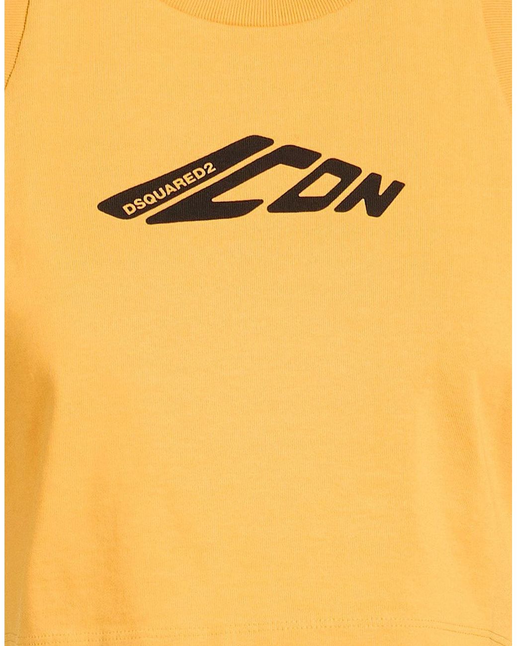 DSquared² Metallic Icon Top Cotton