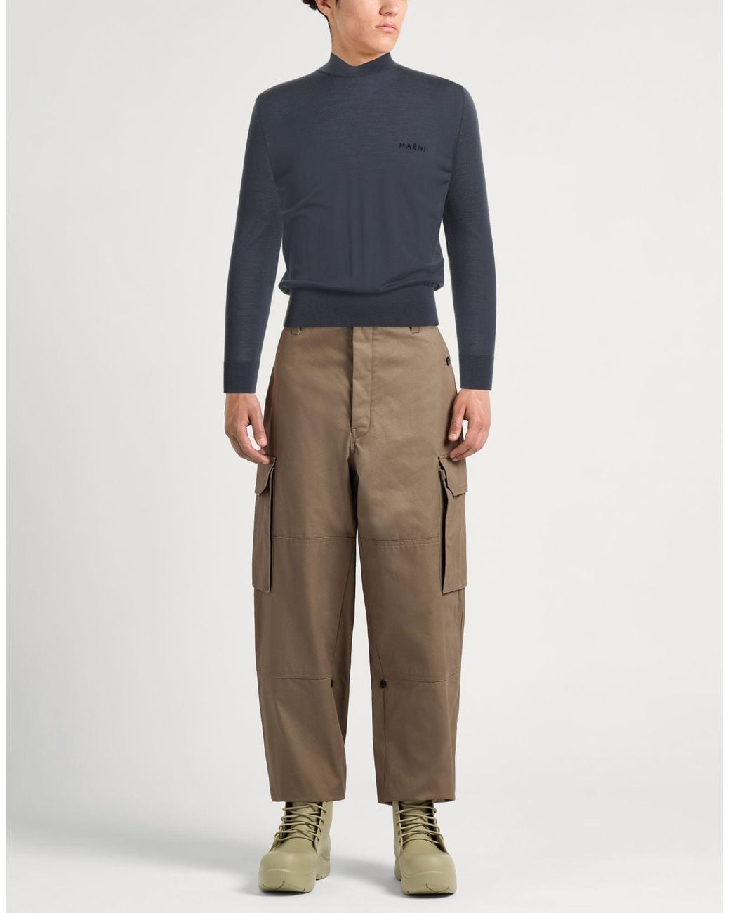 Marni Blue Turtleneck for men