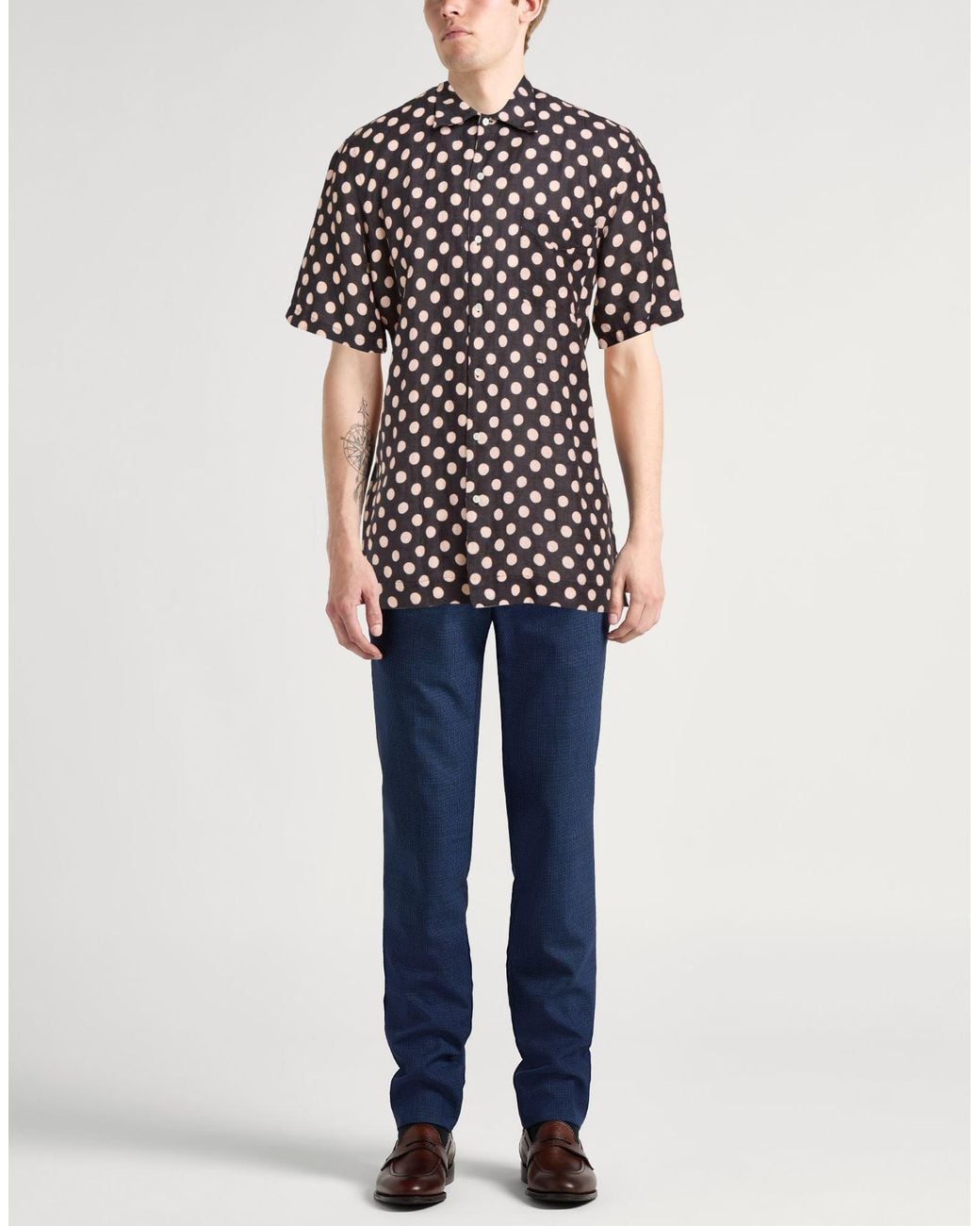 Massimo Alba Black Shirts for men