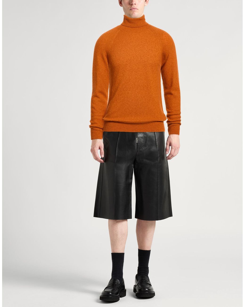 Col Roulé Moorer pour homme en coloris Orange
