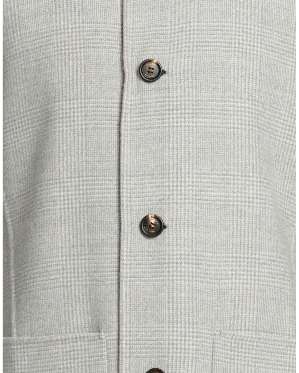 Eleventy Gray Coats for men