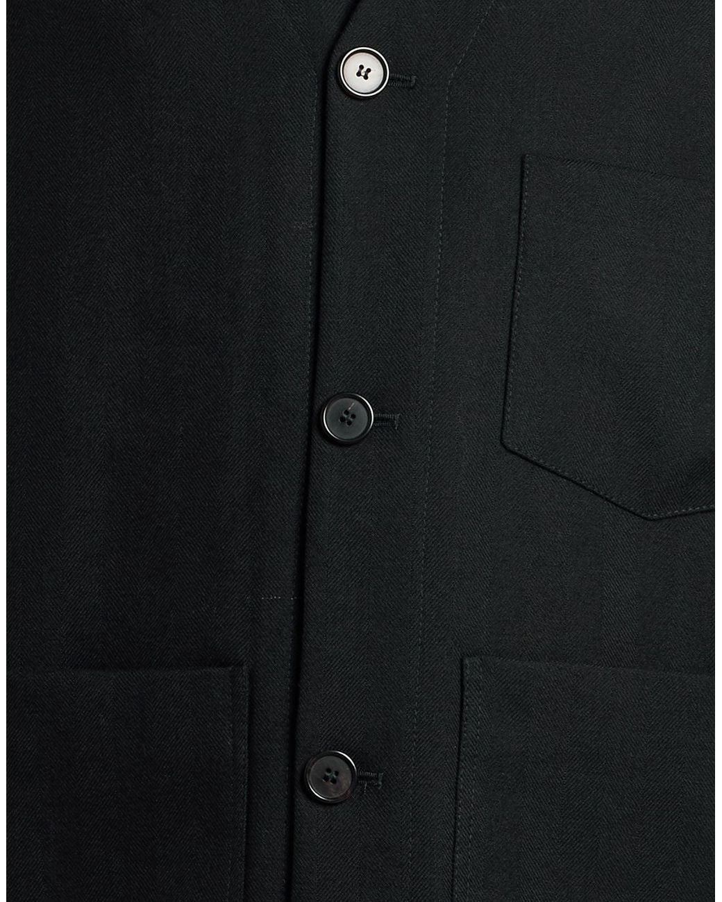 Grifoni Black Midnight Jacket Virgin Wool for men