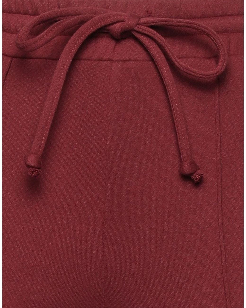 Twenty Red Cropped Trousers