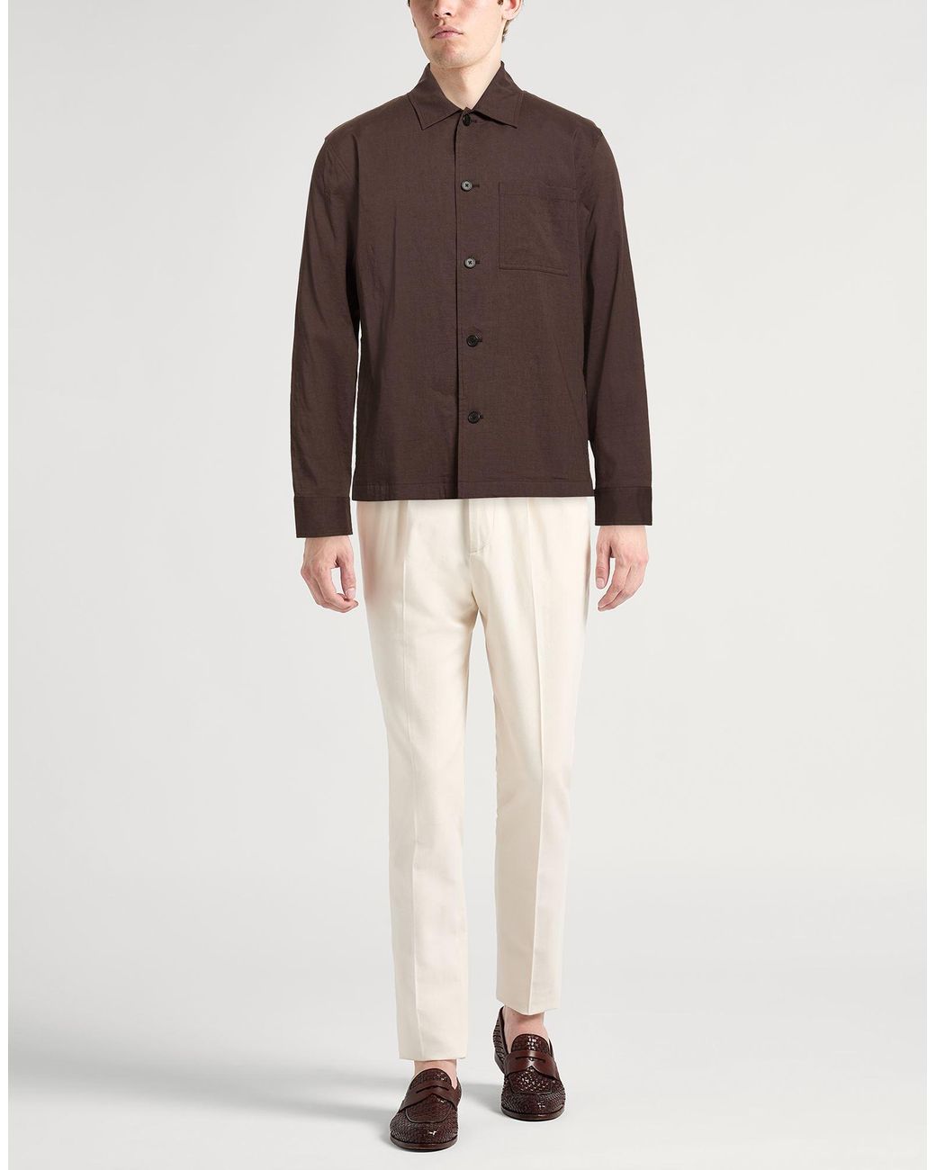 Theory Brown Shirts for men