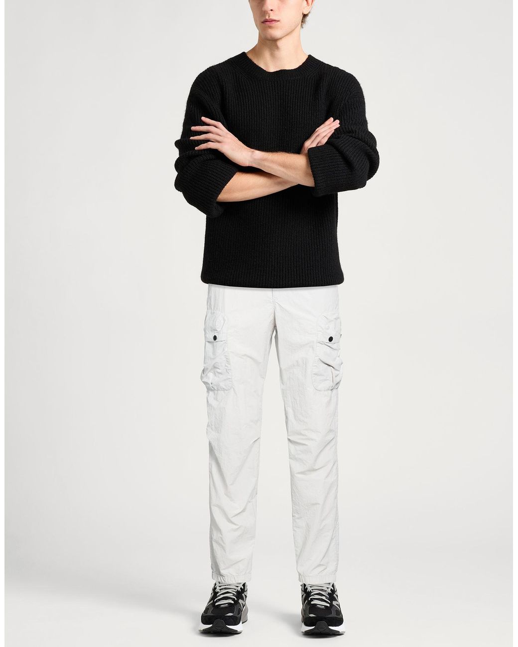 Parajumpers White Pants Polyamide, Cotton for men