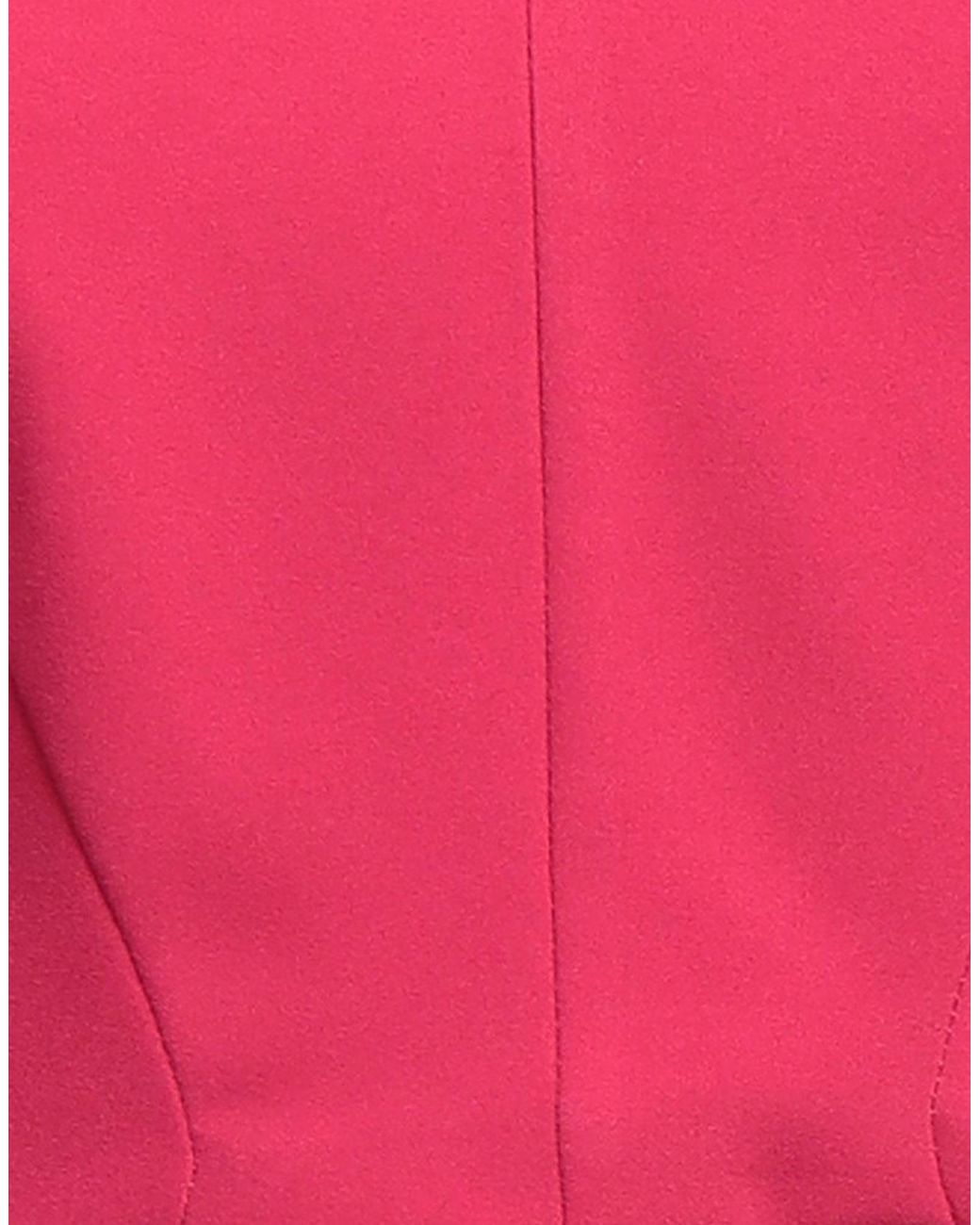 Soallure Pink Fuchsia Top Polyester, Elastane