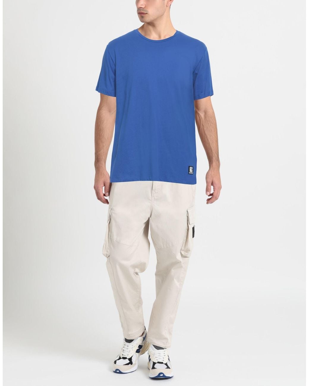 Balmain Blue T-Shirt for men