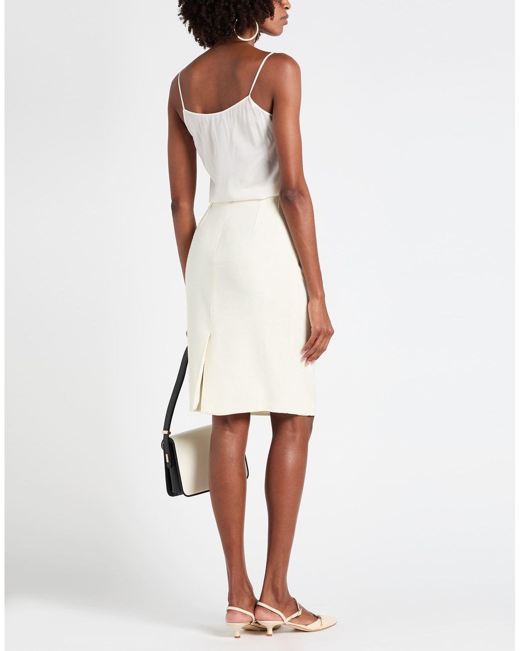 Versace White Midi Skirts