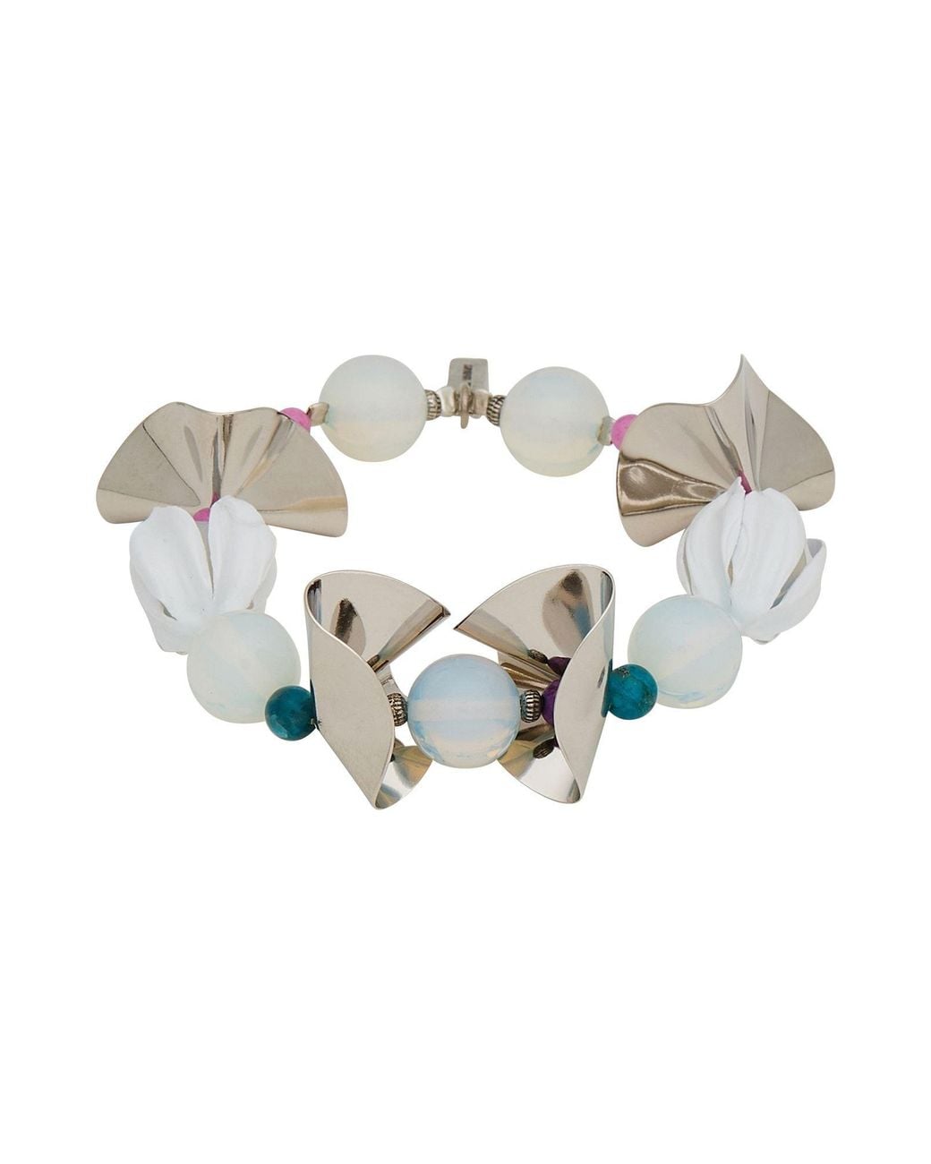 Isabel Marant Metallic Bracelet Brass, Resin