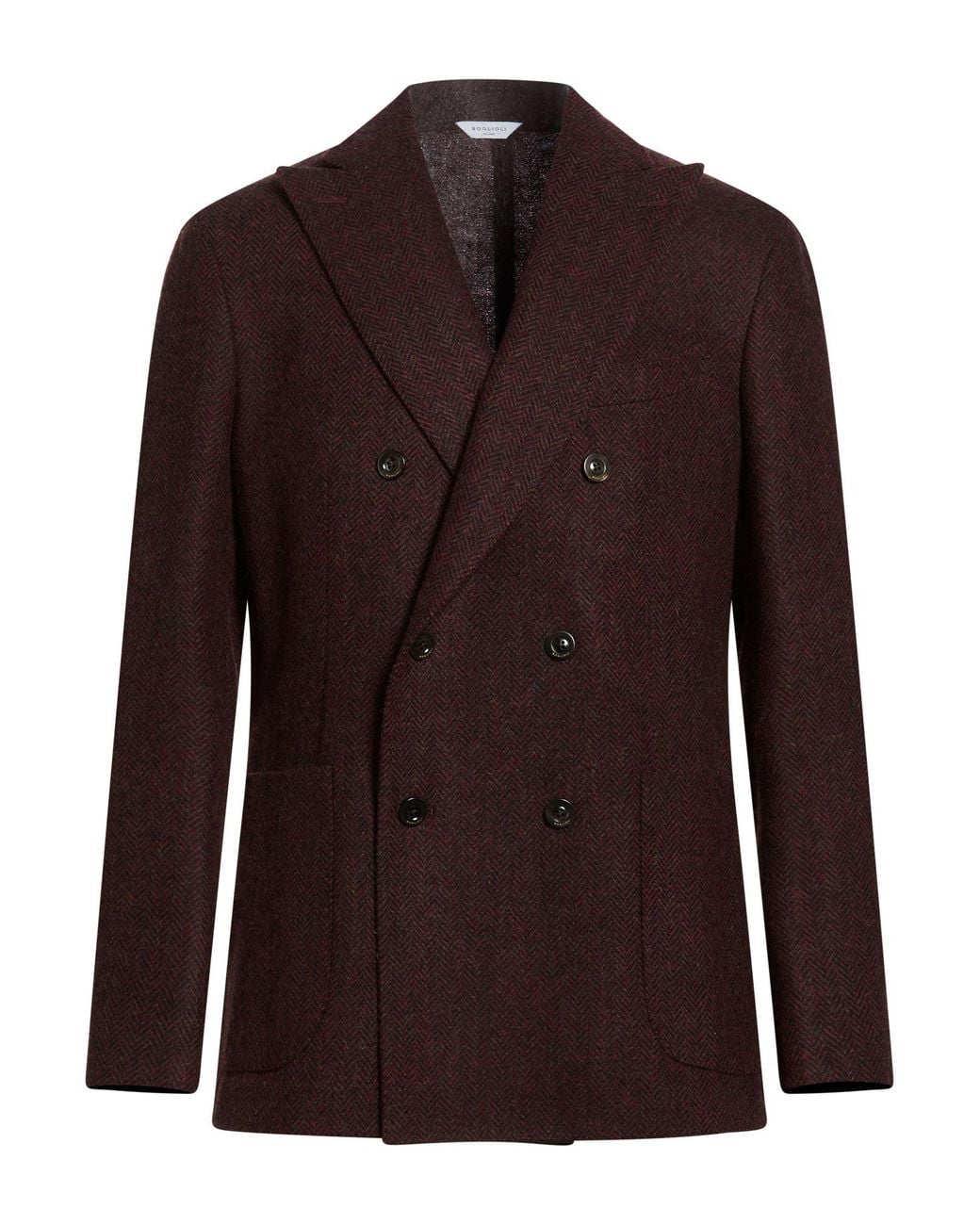 Boglioli Purple Blazer Wool for men