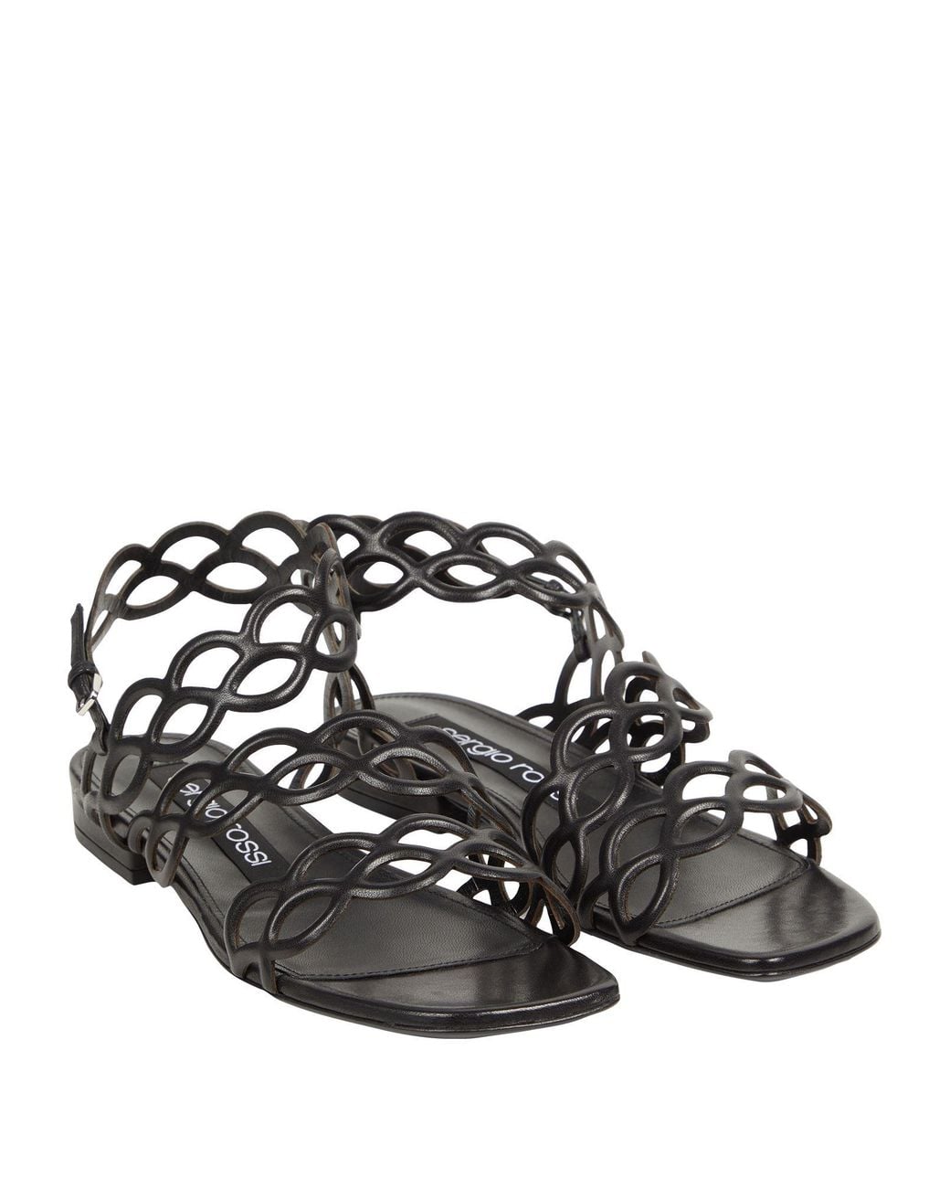 Sergio Rossi White Sandals Leather