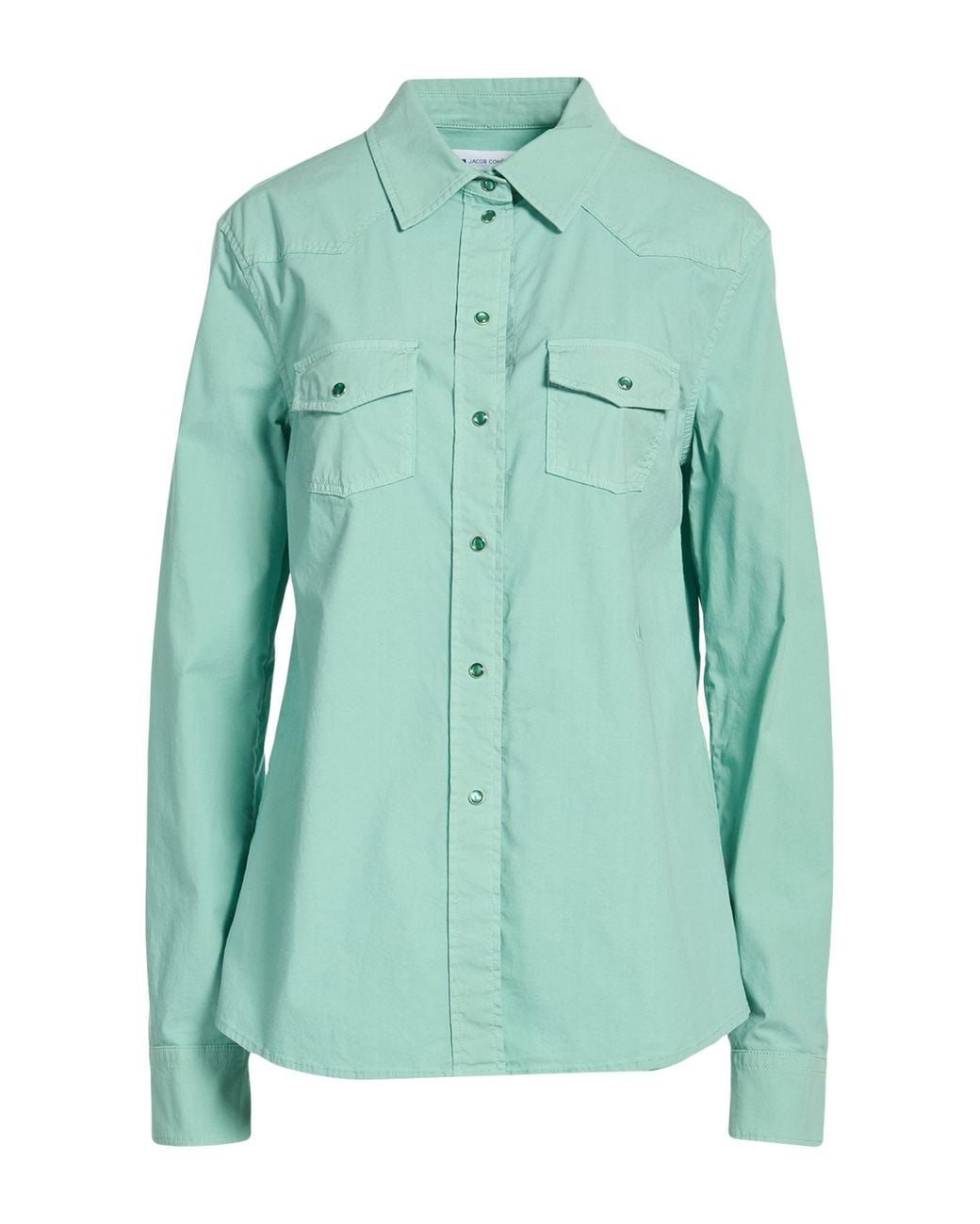 Jacob Cohen Green Light Shirt Cotton, Elastane