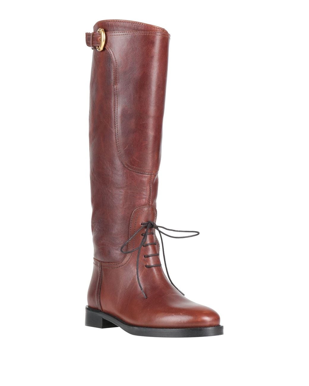Weekend by Maxmara Red Boot Leather