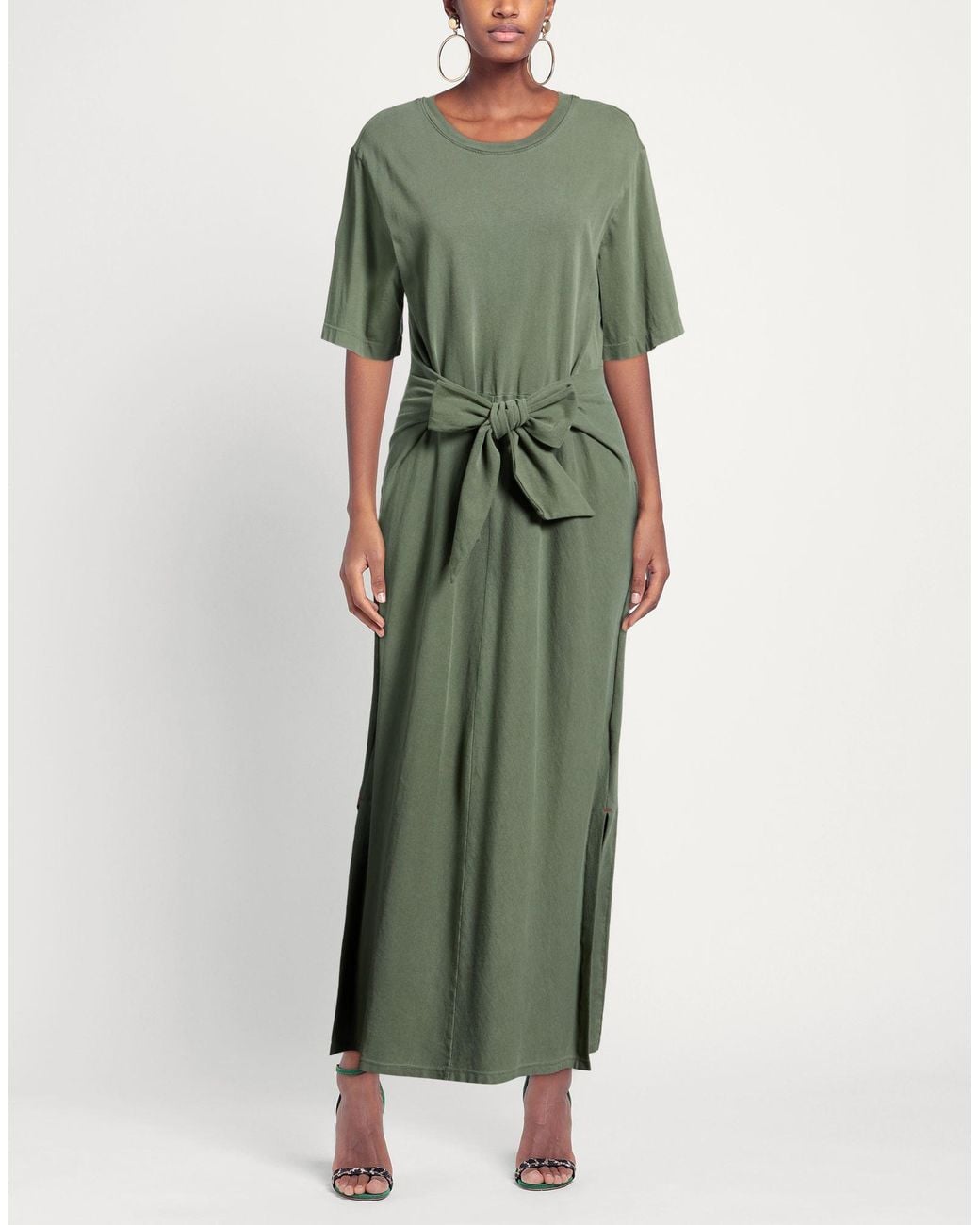 Xirena Green Maxi Dress Cotton