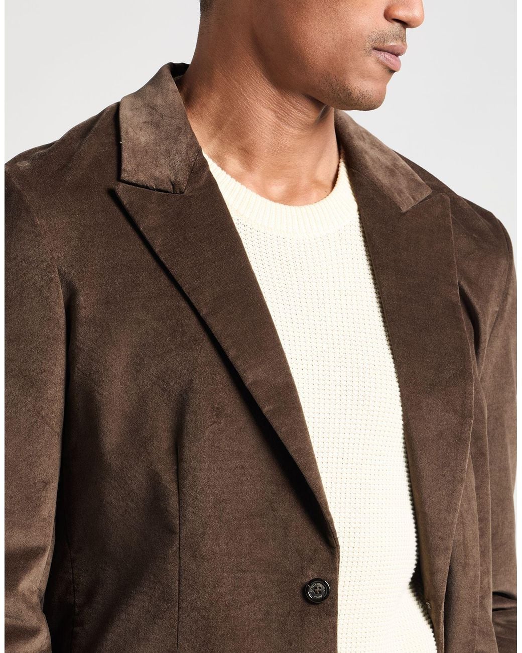 Paolo Pecora Brown Blazer for men