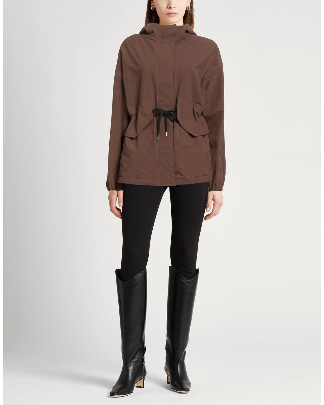 Herno Brown Jacket Polyester