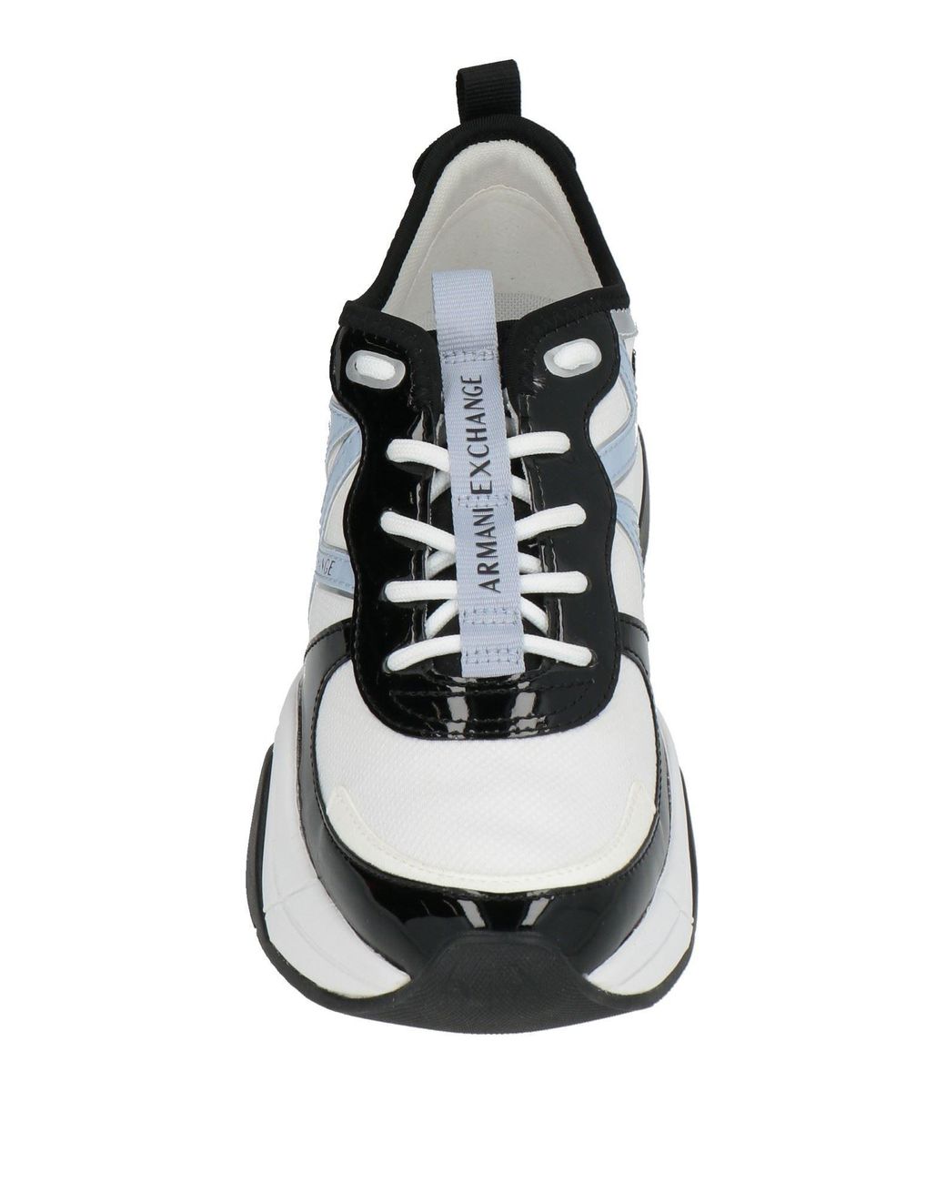 ARMANI EXCHANGE White Sneakers Polyester, Polyurethane