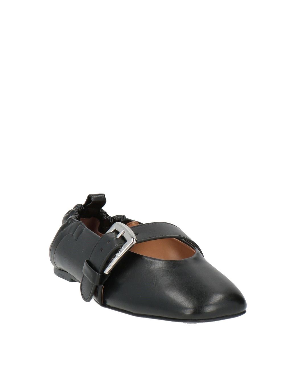 Ganni Black Ballet Flats