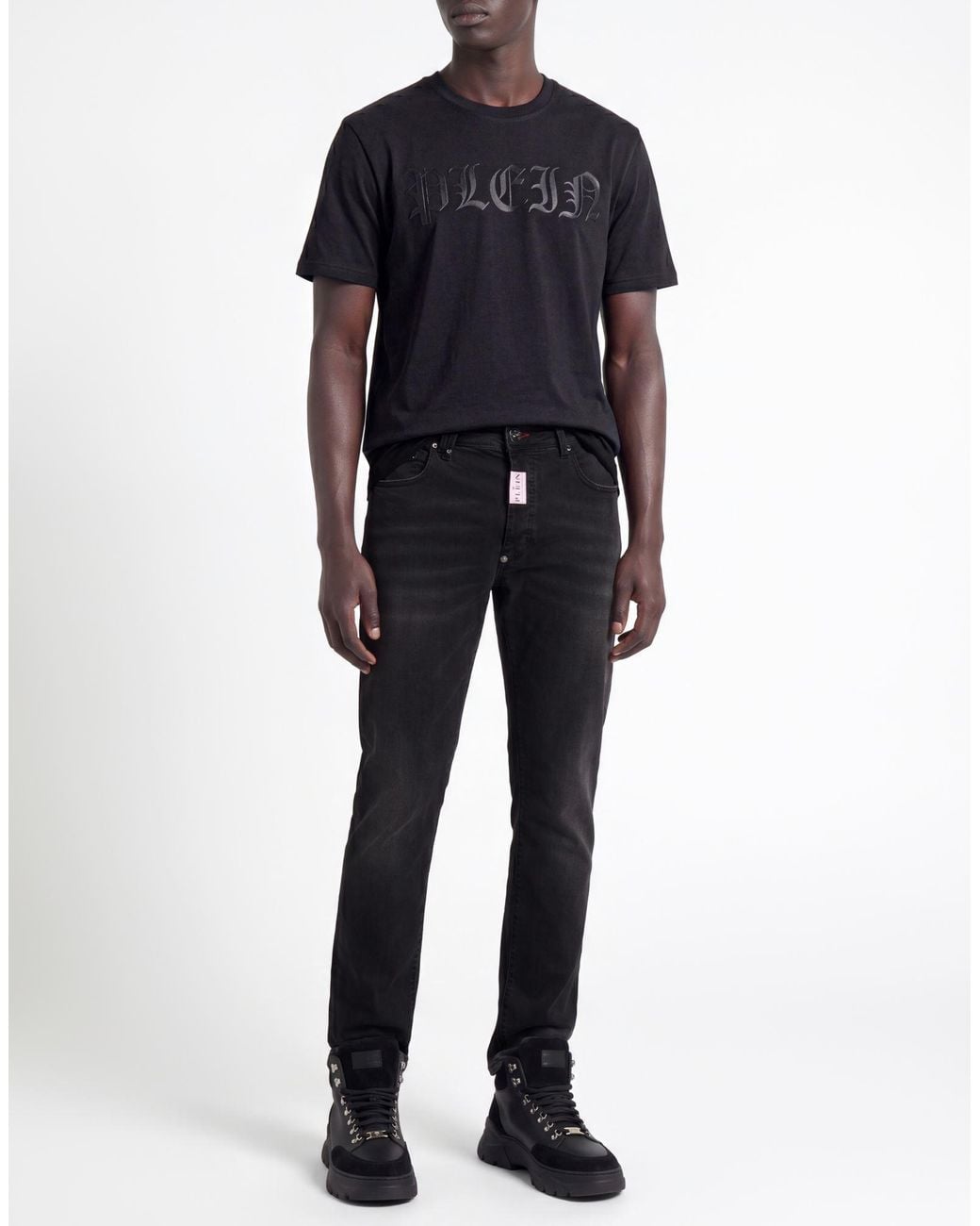 Philipp Plein Black Jeans for men