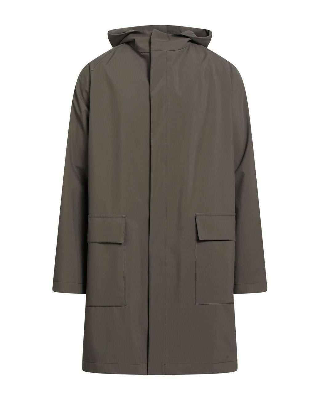 Tagliatore Gray Overcoats & Trench Coats for men