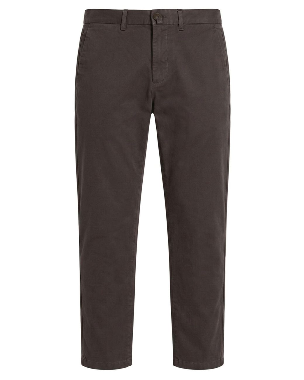 Siviglia Gray Dark Pants Cotton, Elastane for men