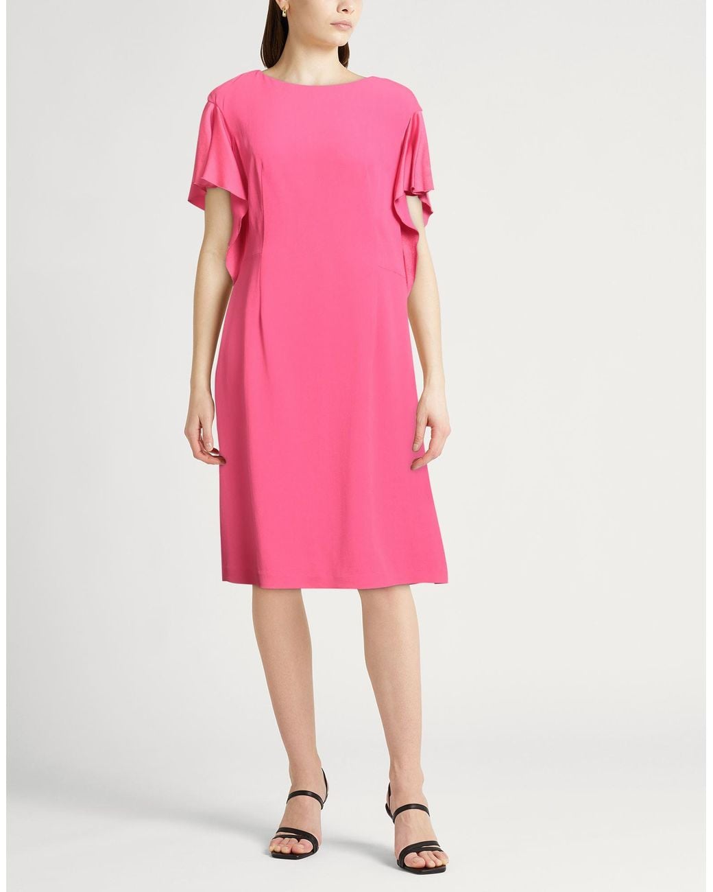 Paule Ka Pink Midi Dress