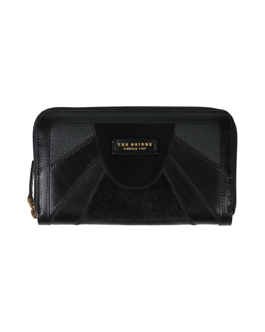 The Bridge Black Wallet Leather