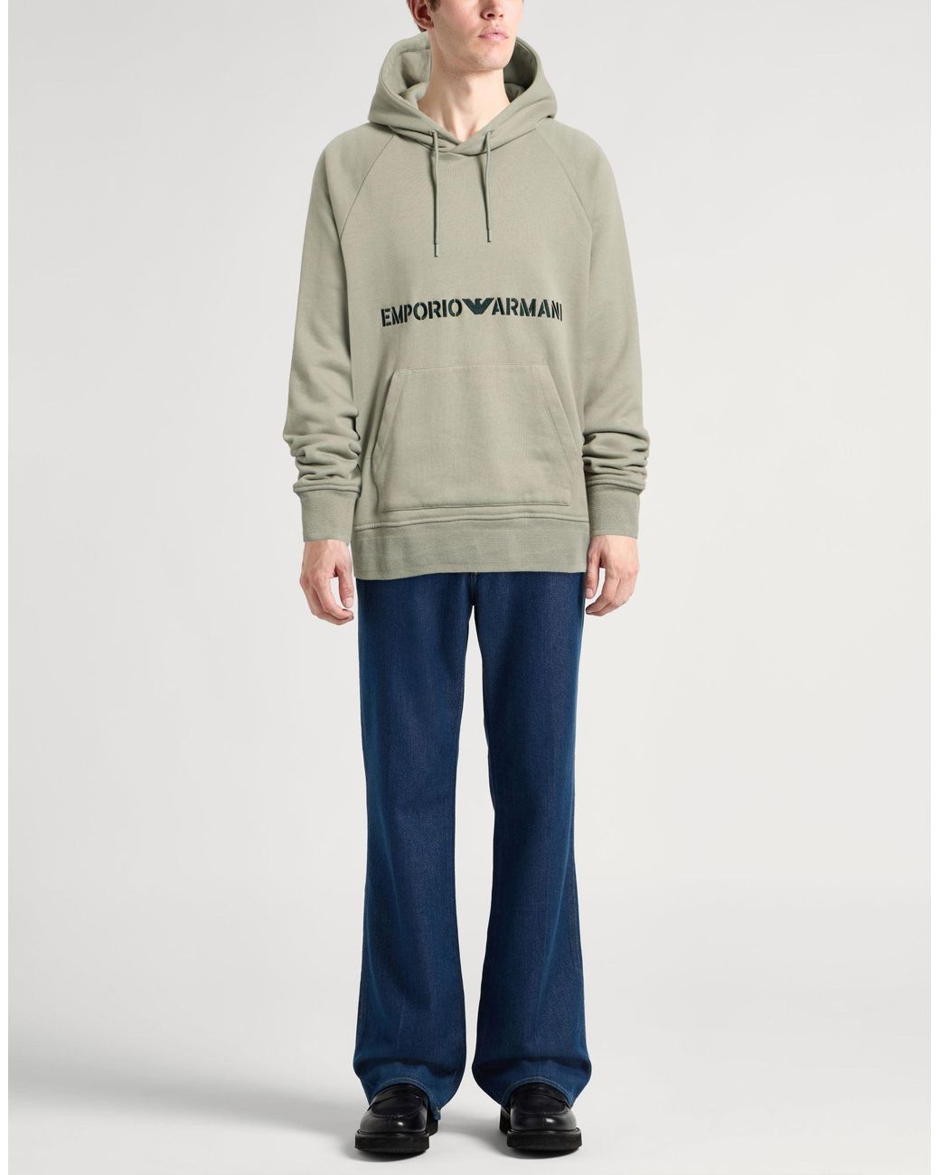 Emporio Armani Gray Sweatshirt for men