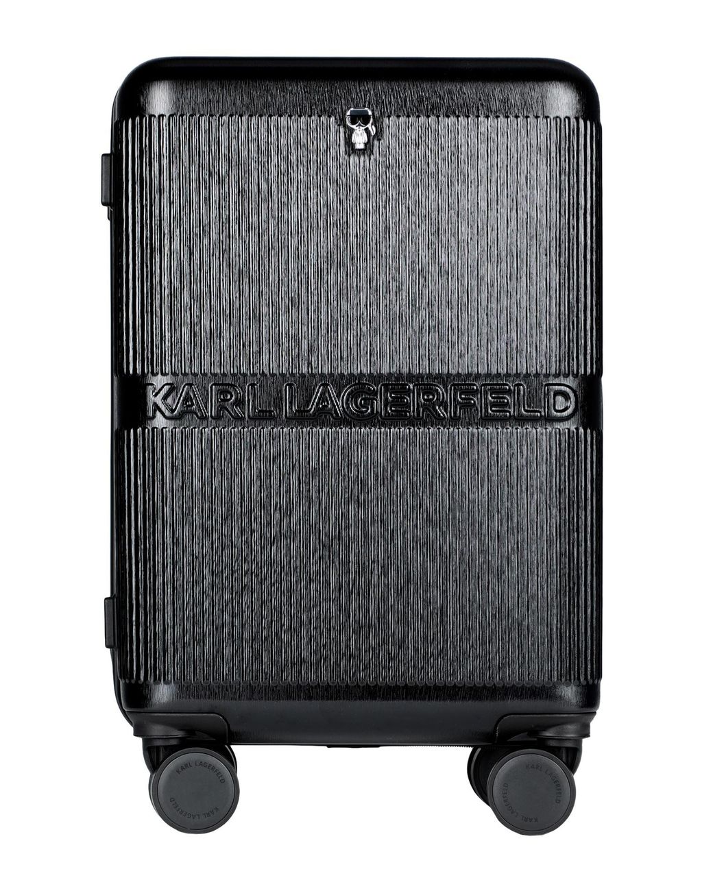 Karl Lagerfeld Wheeled luggage in Gray Lyst