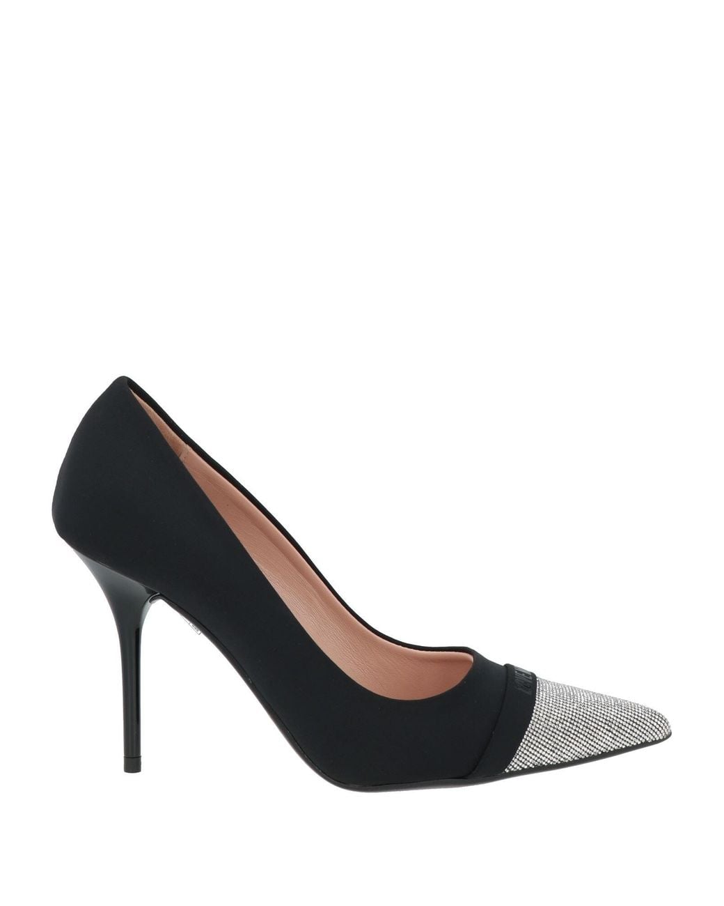 Love Moschino Black Pumps Textile Fibers