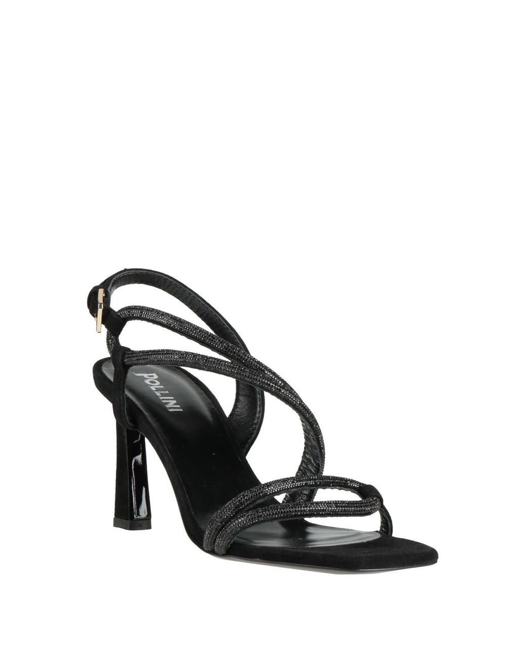 Pollini Black Sandale
