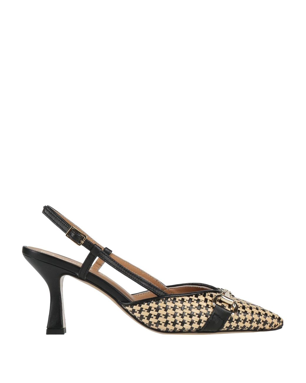 Divine Follie Metallic Pumps Natural Raffia