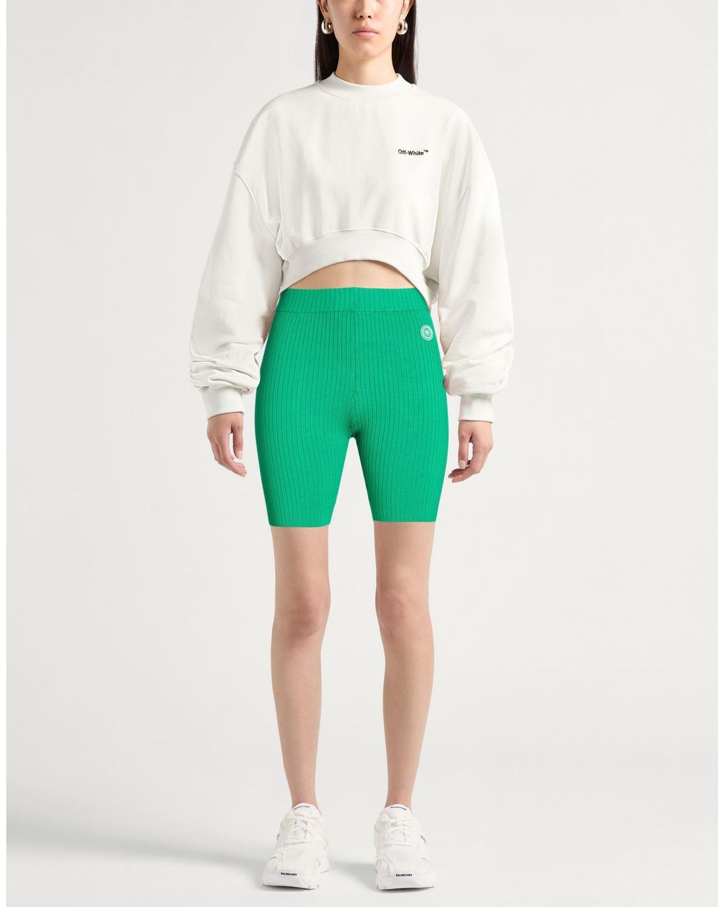 Sporty & Rich Green Shorts & Bermuda Shorts