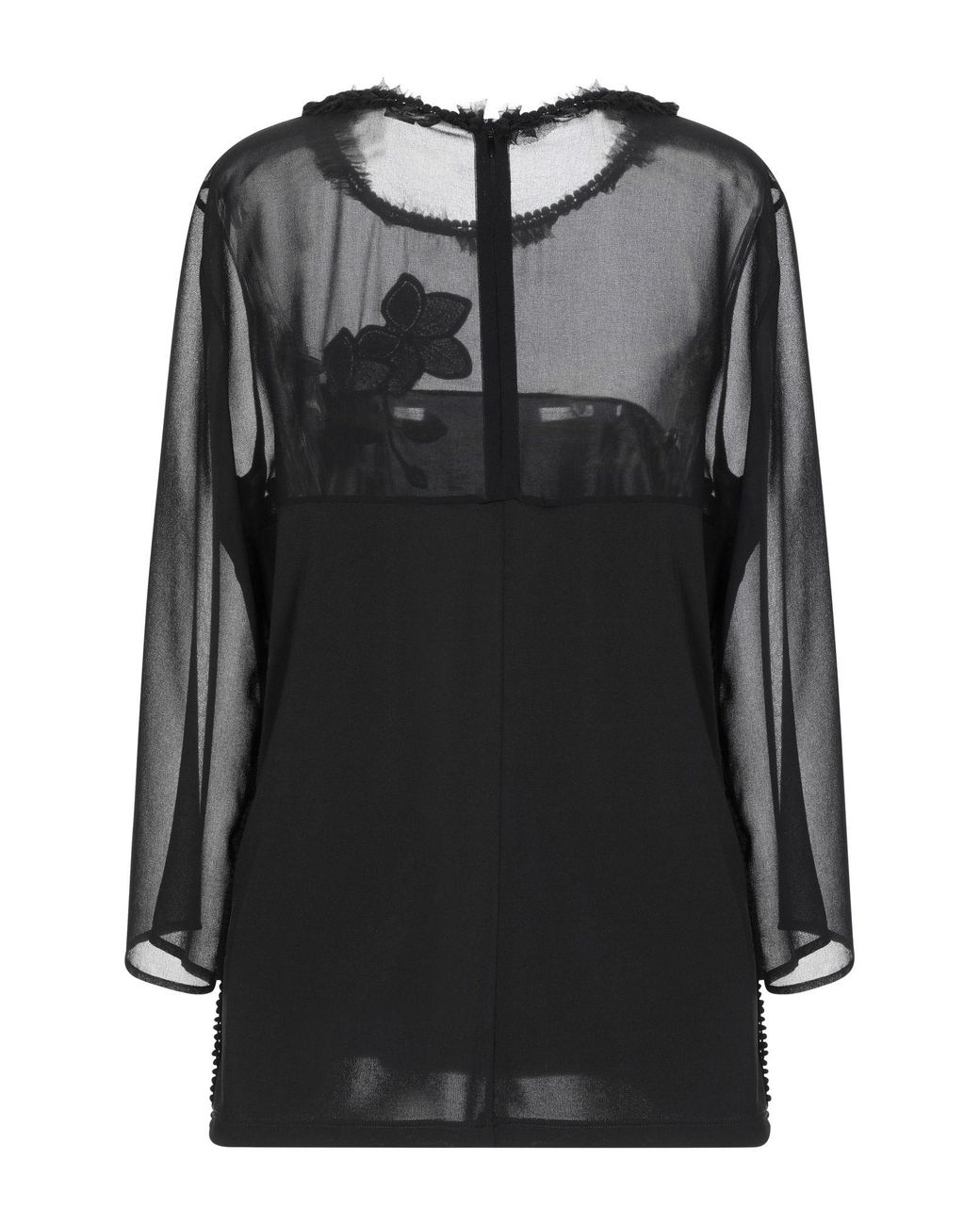 SEVENTY VENEZIA Black Top Polyester, Elastane