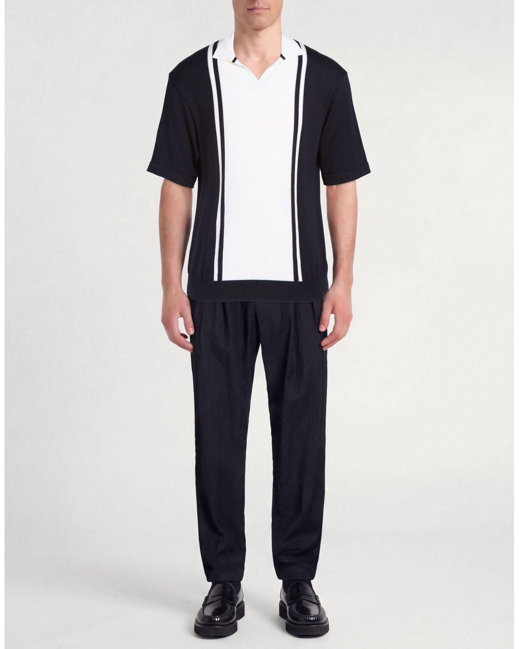 Paul & Shark Black Sweater Virgin Wool, Cashmere for men