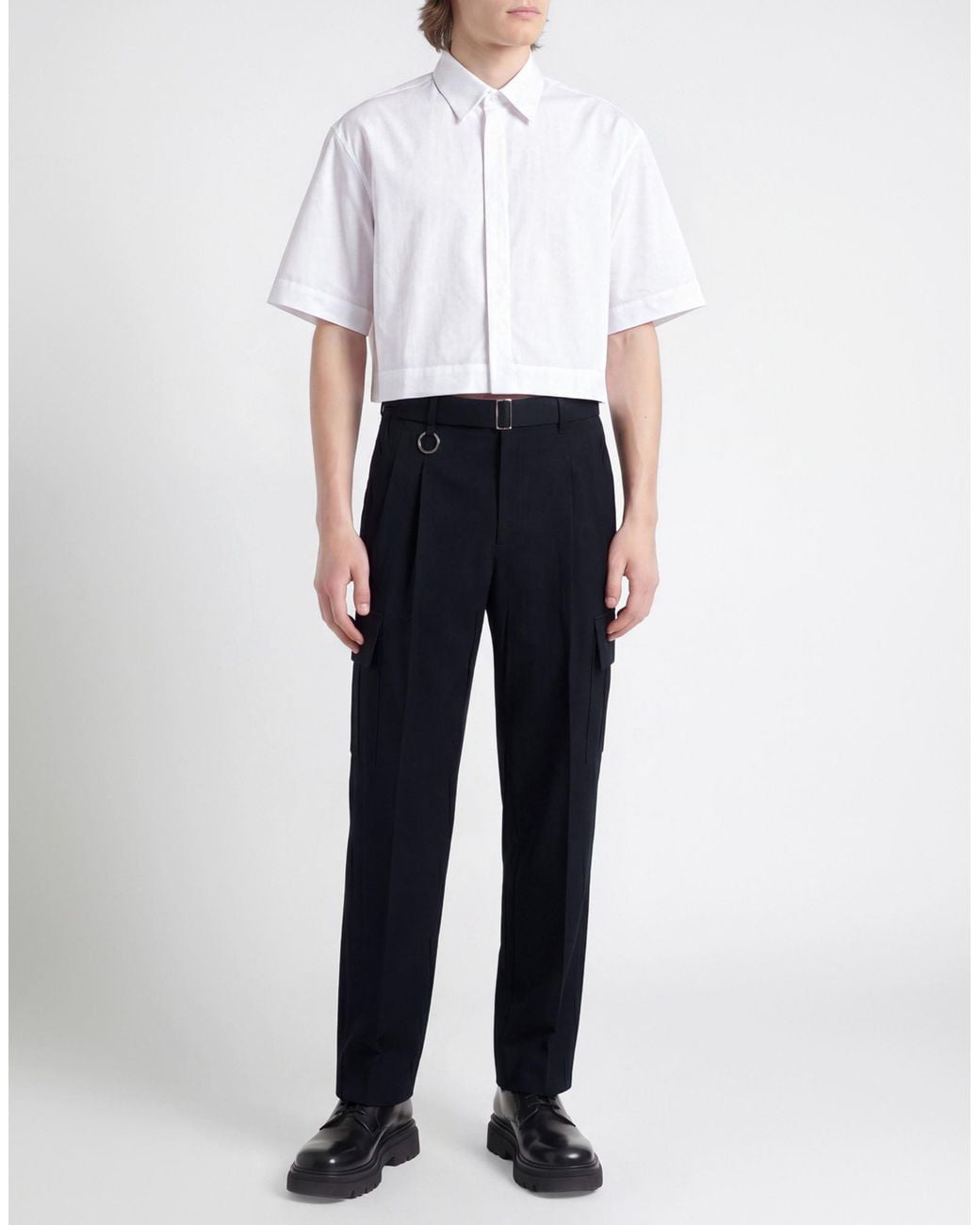 Etudes Studio Blue Midnight Pants Polyester, Virgin Wool for men