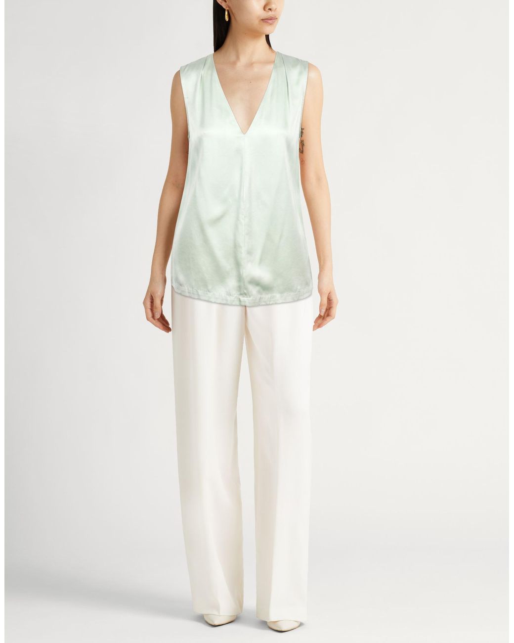Jucca Green Top Silk, Elastane