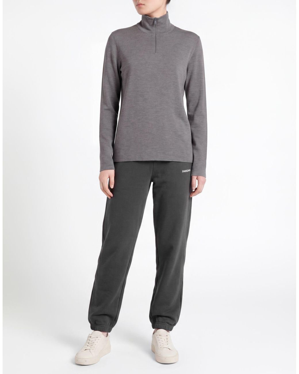 PANGAIA Gray Turtleneck Merino Wool